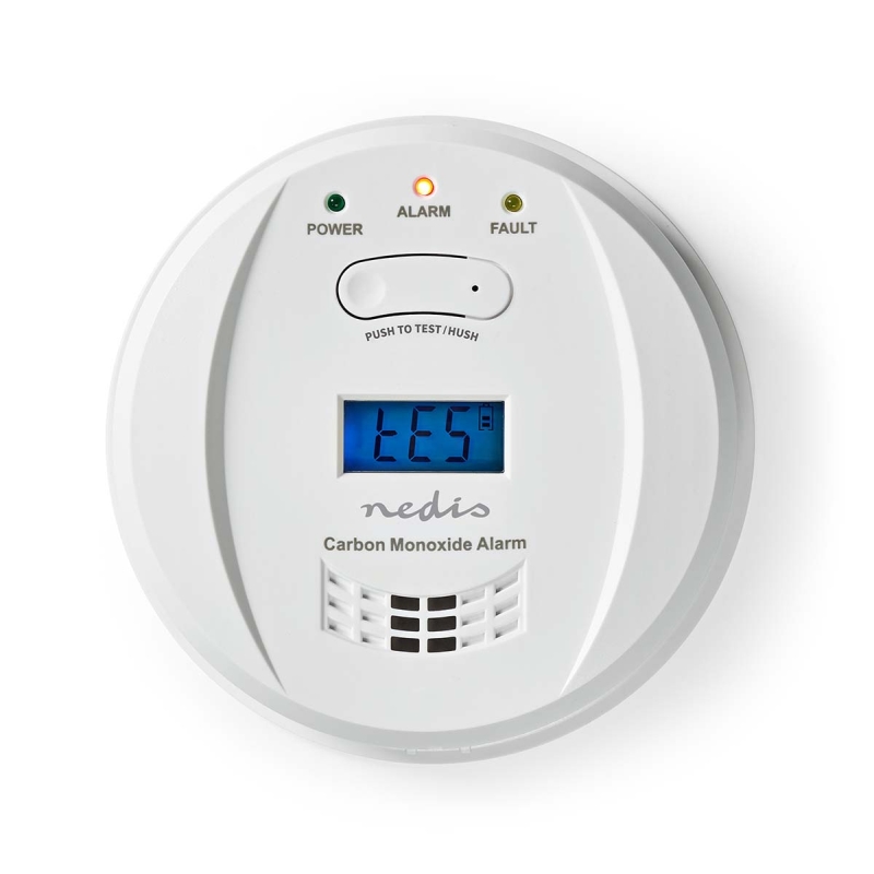 DTCTCO40WT Kohlenmonoxid-Alarm | Batteriebetrieben | Batterie Le