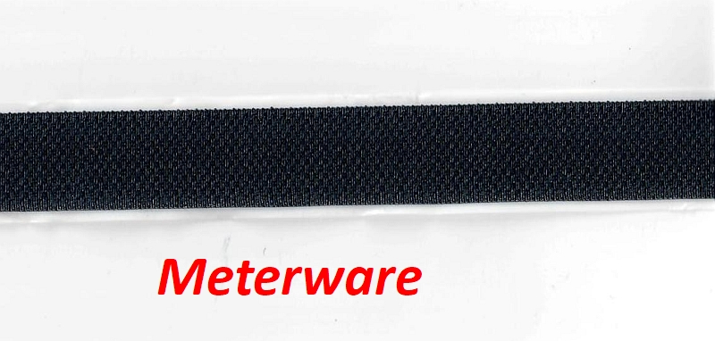 Klett-Pilzkopfband FIXVELOURS klebend Farbe 725 schwarz