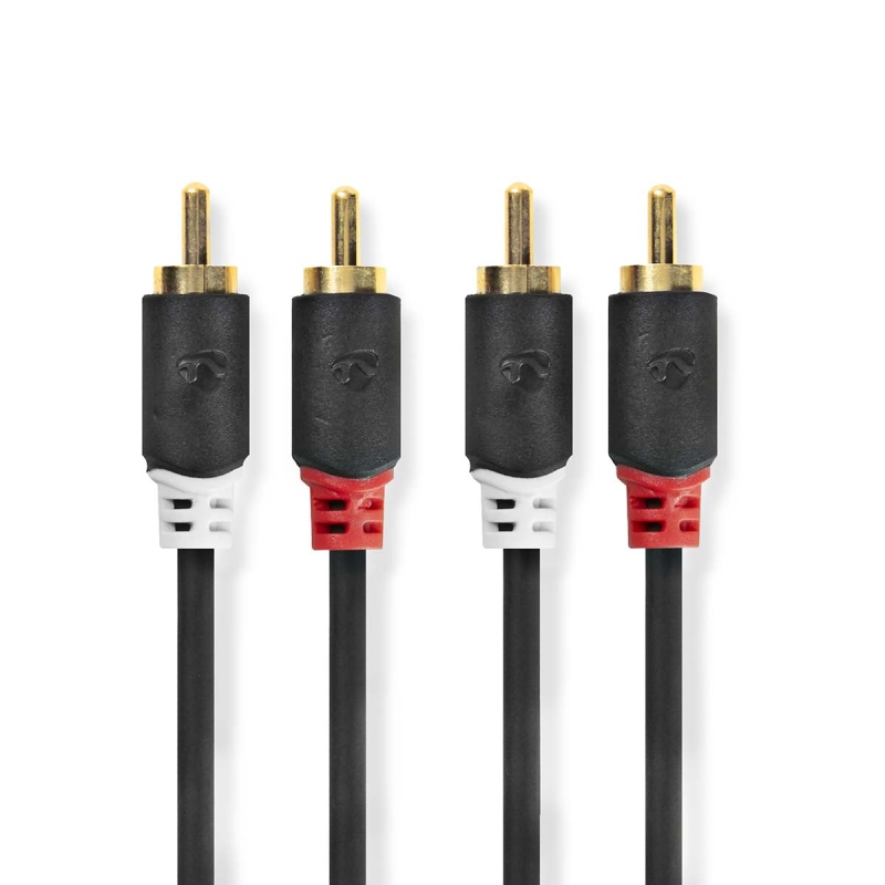 CABW24200AT05 Stereo-Audiokabel | 2x RCA Stecker | 2x RCA Stecke