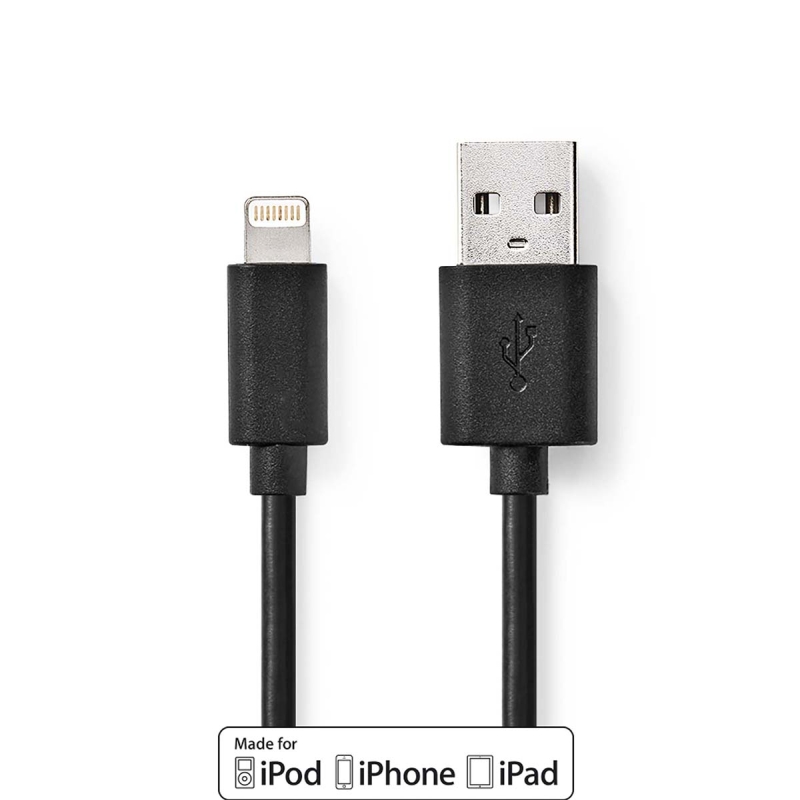 CCGB39300BK20 USB-Kabel | USB 2.0 | Apple Lightning 8-Pin | USB-