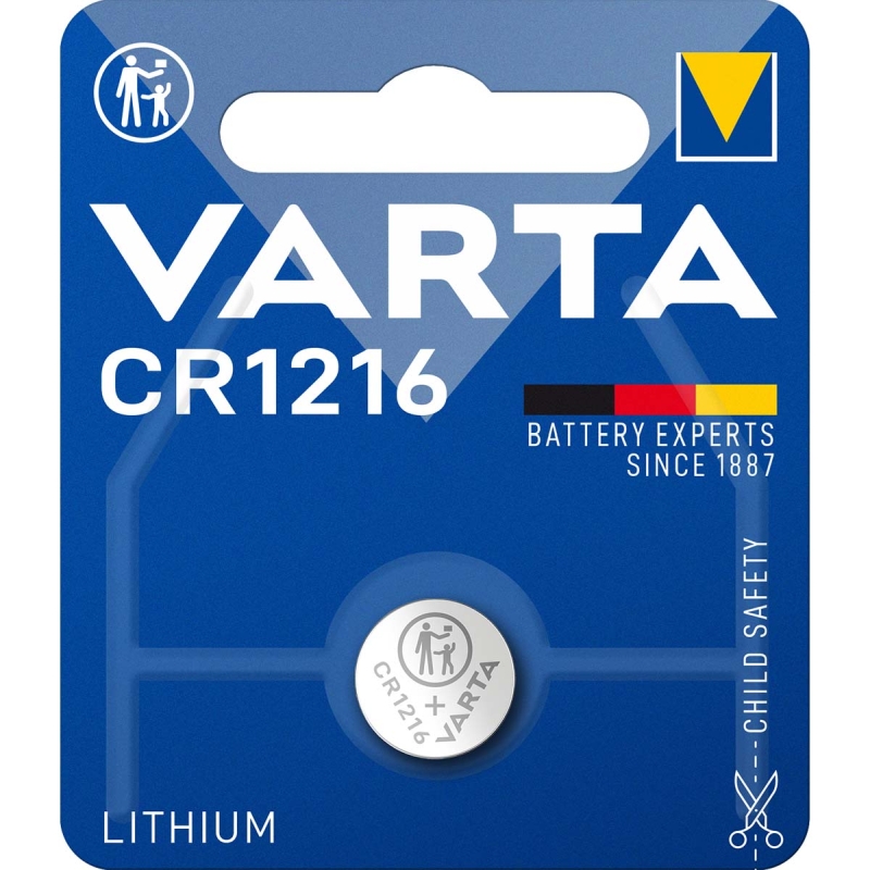 6216101401 Lithium-Knopfzelle CR1216 | 3 V | 27 mAh | 1-Blister