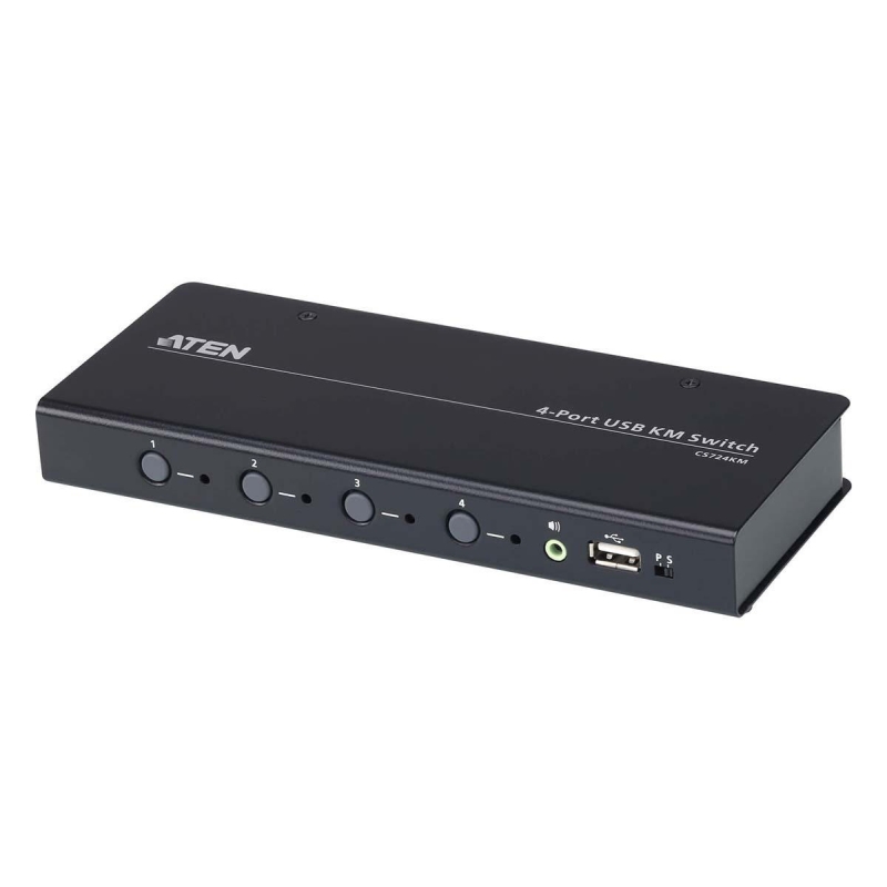 CS724KM-AT 4-Port USB Boundless KVM? Switch (Kabel im Lieferumfa