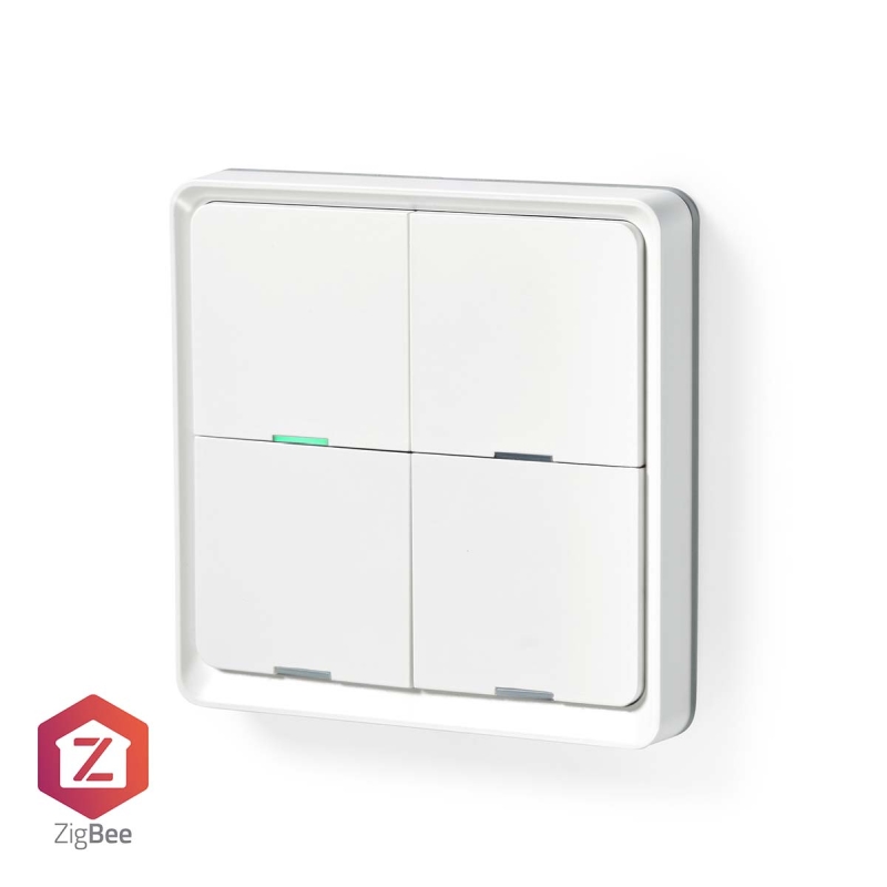 ZBWS40WT SmartLife Wandschalter | Zigbee 3.0 | Wandhalterung | A