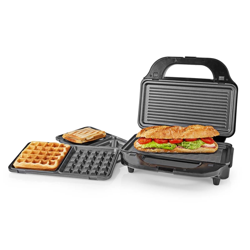 KAMG120FBK Multi-Grill | Grill / Sandwich / Waffle | 900 W | 28