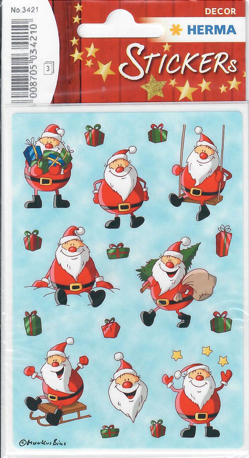 Sticker weihnachtlich (Weihnachtsmann II)