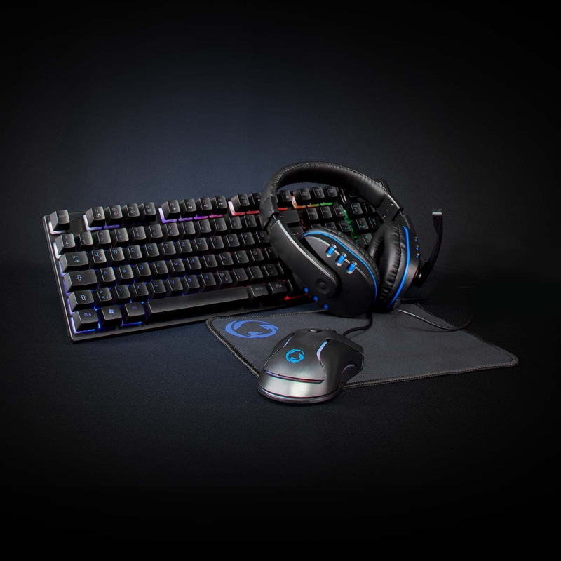 GCK51110BKDE Gaming Combo Kit | 5-in-1 | Tastatur, Headset, Maus