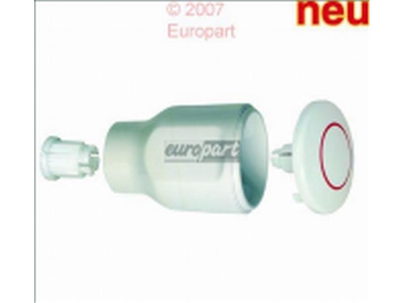 Knebel 3/8'', Warmwasser