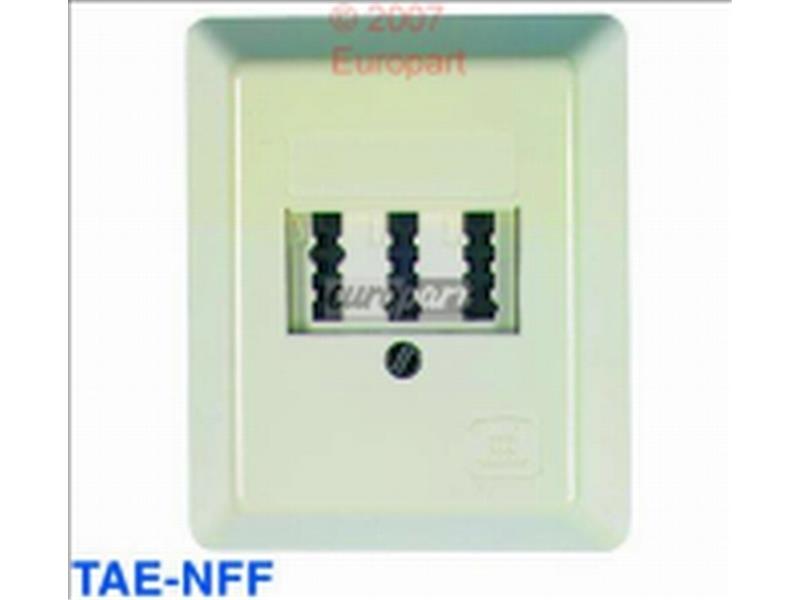 Anschlussdose 3fach TAE-NFF AP
