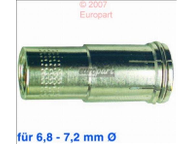 F-Stecker steck. 6,8-7,2mm DU