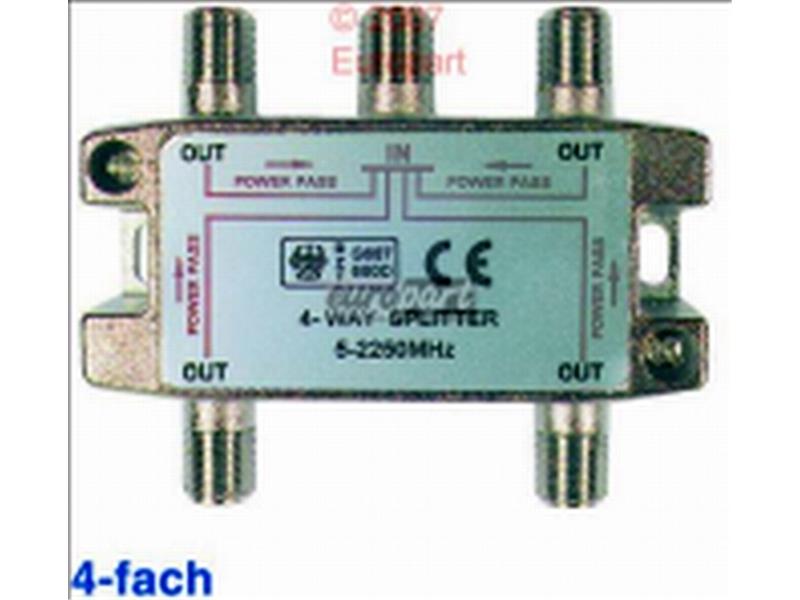 SAT-Verteiler 4fach