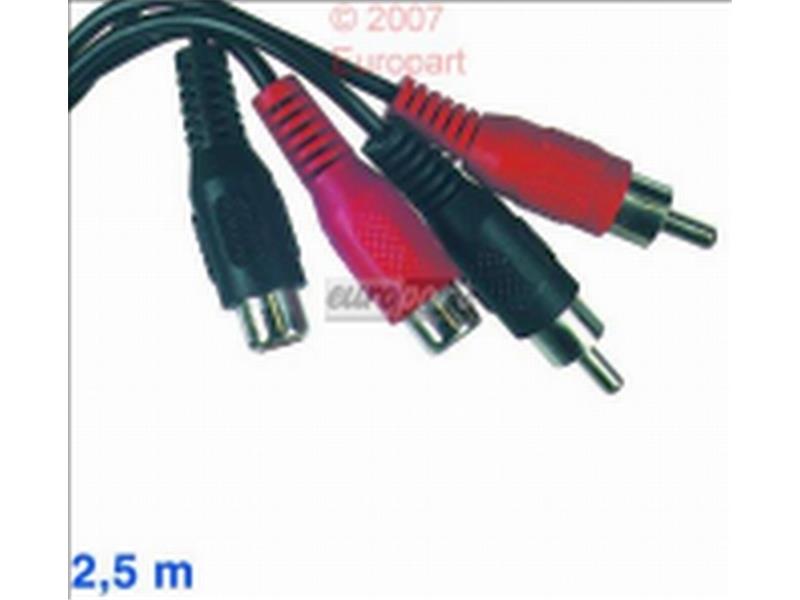 Verlängerungskabel Cinch 2,5m