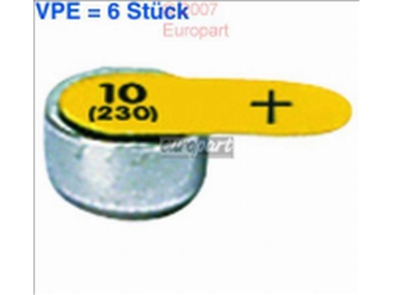 Knopfzelle PR10L(230) 6Stück