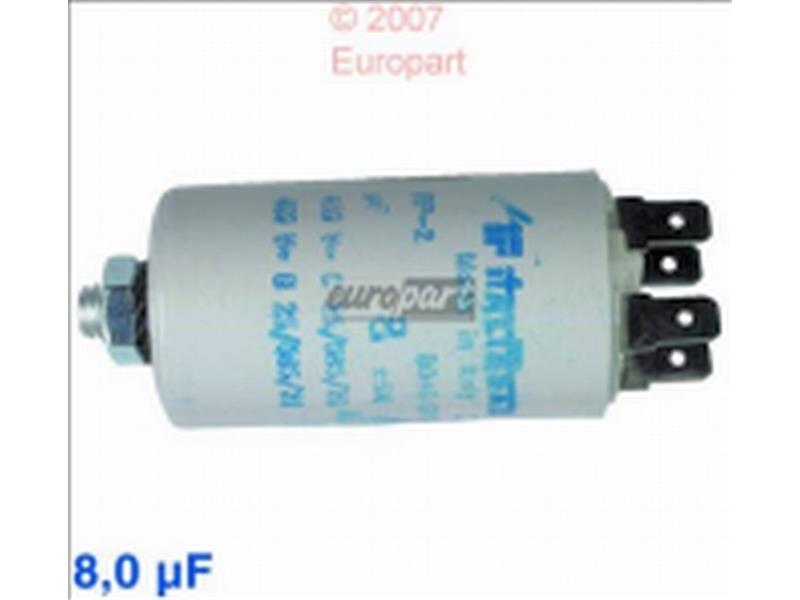 Kondensator 8,0&microF 450V Steck